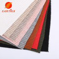 Rayon 24% Poly Ribwearwear Telas Para Muebles Fabric 19% Nylon 2% Spandex Jersey de tricot lourd en tricot A4